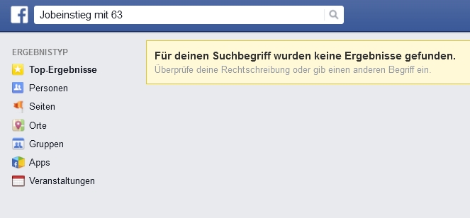 Facebook Deutsche Suche